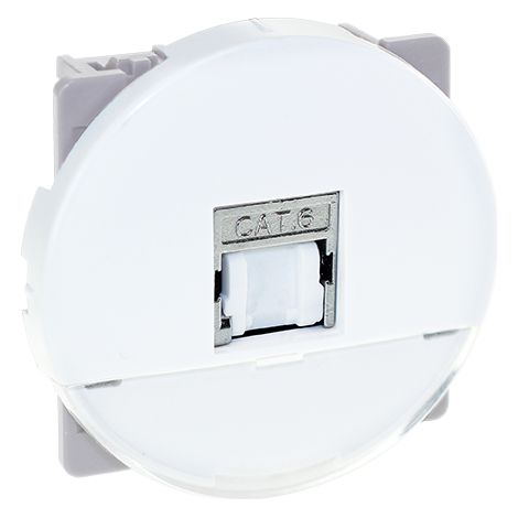 COMETE Prise RJ45 Multimédia STP Cat.6 Grade 3 BLC EUR'OHM 61172