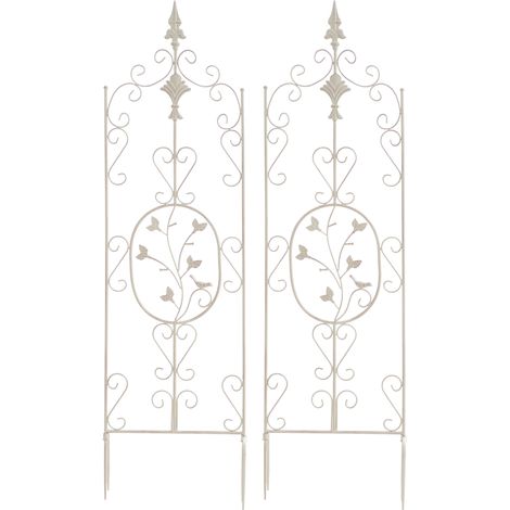 Jeu de 2 treillages Burgus Crème antique