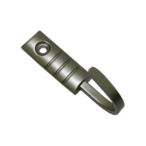 Gardinia Raffhaken Geo silber-matt, 2, 5 cm, 2 Stück Gardinenstangen & Zubehör