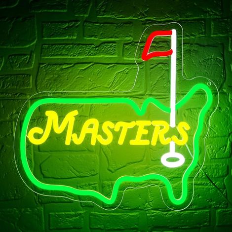 Dimmbare LED-Neonreklame für Golf, Wanddekoration, (33,8 × 35,8 cm) (1/5)