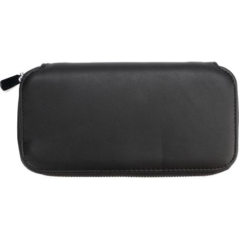 Porte-documents de voyage RFID multipoches, sac organisateur pour passeport, cartes et billets, portefeuille professionnel compact.
