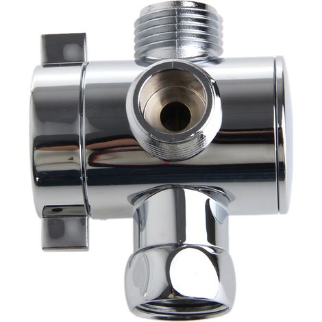 Adaptateur en T à 3 voies pour robinet de WC, bidet et douche, inverseur principal pour robinet 1/