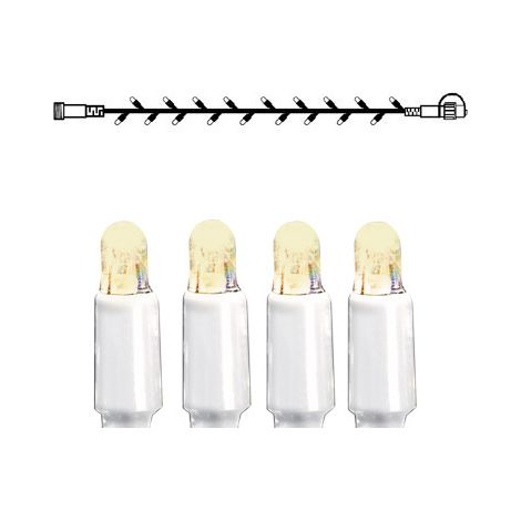 System LED "LED-Lichterkette 5m" 50 LEDs warmweiß, IP44, Kabel weiß (1/5)