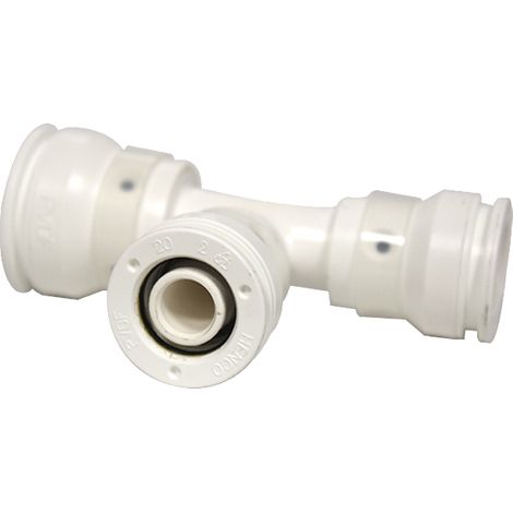 Raccord multicouche push-fit Vision té inégal 26x3,0 - 20x2,0 - 20x2,0 (1/4)