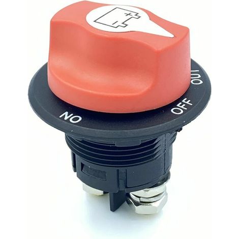 Coupe Circuit de Batterie de Voiture 12 V - 48 V Interrupteur de Déconnexion de Batterie Cut/Arrêt Max 32 V 100 A Coupure Commutateur d'Isolateur de Batterie