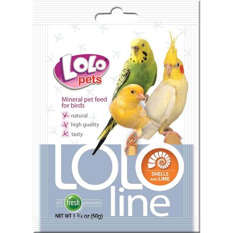 Gamme LoLo Pets - coquillages et citron vert pour tous les perroquets 50 g (1/2)