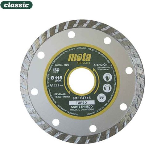 Lame turbo diamantée 115mm clp18 st115-p (1/2)
