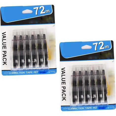 Bande De Correction - Blanc - Dispenser Translucide - Pour École Et Bureau - Lot De 1 (1/5)