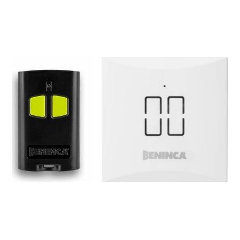 Kit beninca 1 télécommande togo 2va et 1 boîtier mural smart