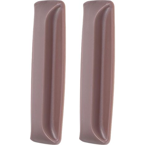 Poignées Autocollantes en Pp Lot de 2 Marron Design Élégant et Moderne Faciles à Nettoyer pour Porte et Tiroir pour Usage Polyvalent la Maison (1/5)