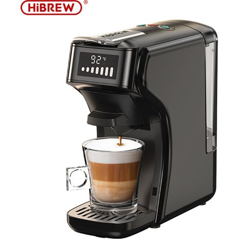 Cafetière à dosettes 6 en 1 – Réservoir 600 ml – Extraction 19 bars – Modes froid/chaud – Compatible Kcup/Nes/DG/Espresso – Noir (1/5)