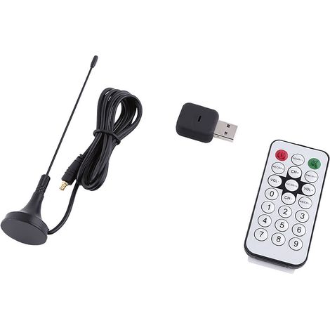 Récepteur TV Numérique USB pour PC Portable avec Tuner MPEG-2/MPEG-4 et Affichage OSD (1/5)