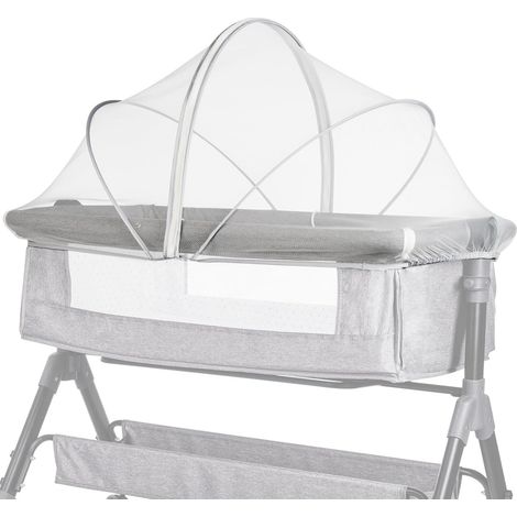 Moustiquaire universelle pour lit de bébé, moustiquaire universelle, moustiquaire pour chat, fermeture éclair, filet respirant pour lit de bébé, blanc (1/5)