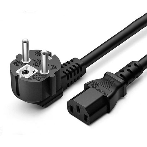 Cable de alimentacion CPU CEE7/M-C13/H 2 M Negro