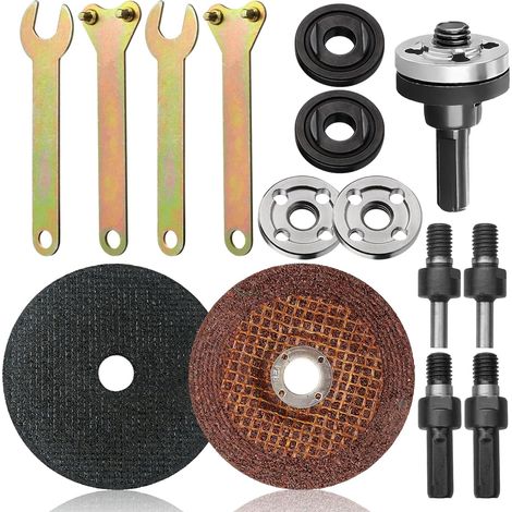 14 Piece Connection Bar Kit Angle Grinder Nut Grinding Disc (1/5)