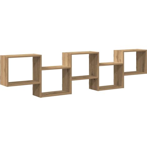 Maison Exclusive - Würfelregal 5 Fächer Artisan-Eiche Holzwerksto