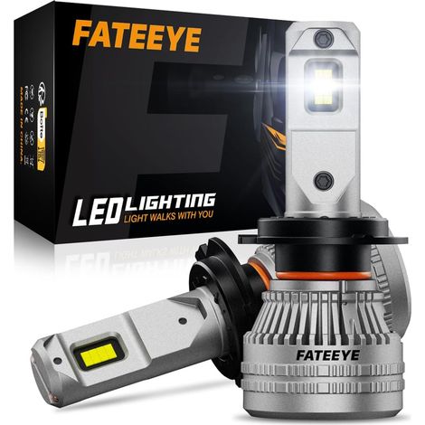 H7 LED Bulbs 200W 44000LM 6500K Cool White for Car Headlights (1/5)