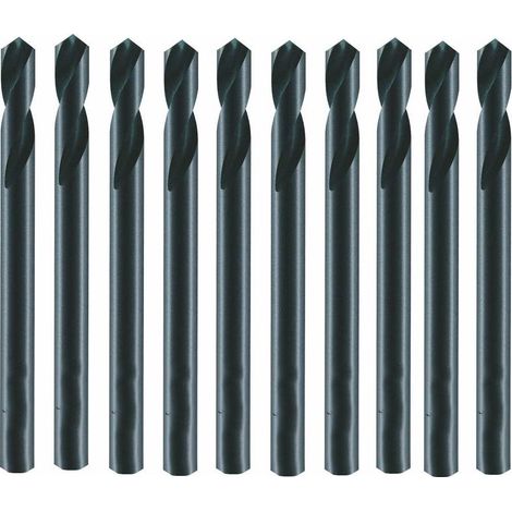 10 Forets HSS pour Rivet Aveugle - Tôles Fines et Matériaux Minces 118° D. 2.78 x Lt. 46 x Lu. 14 x Q. 2.78 mm x Z2 - Diamwood