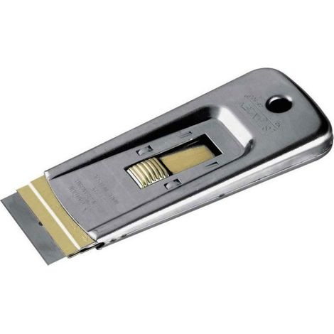 Gratte vitre à lame retractable - Largeur lame : 40 mm - Longueur : 95 mm - STANLEY
