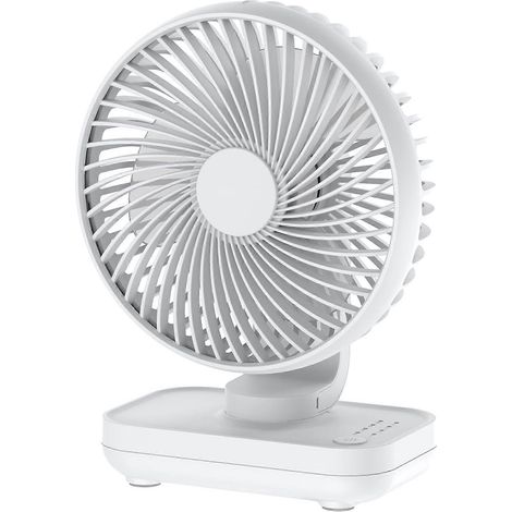 Ventilatore da tavolo USB, ventilatore da tavolo silenzioso da 4 pollici, ventilatore di raffreddamento sospeso, involucro in metallo, piccolo ventilatore di raffreddamento personale da tavolo, rotazi (1/3)