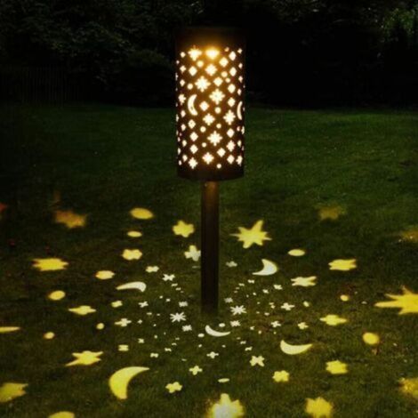 Lampe Solaire Jardin LED, étanche, pour allée, terrasse, pelouse, Noël [Classe énergétique A] (1/5)