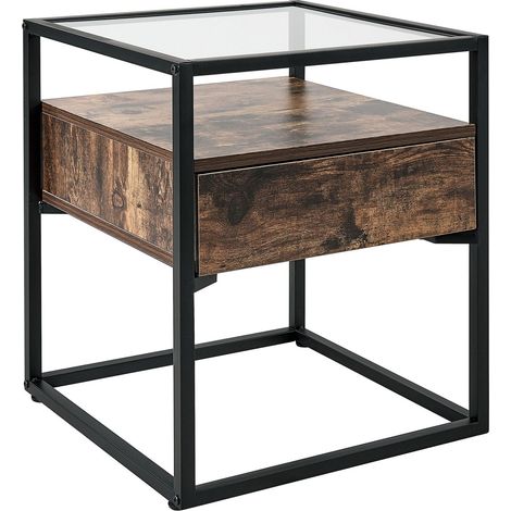 Side Table MAUK Dark Brown