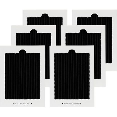 Lot de 6 filtres à air de rechange pour réfrigérateur Frigidaire PAULTRA Pure Air Ultra et Electrolux EAFCBF 242047801, 242047804, 241754001, 241754002, 242061001, 7241754001, PS1993820 (1/4)