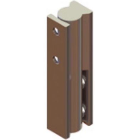 Charnière monin 445 110 axe détachable profil rond 50 mm