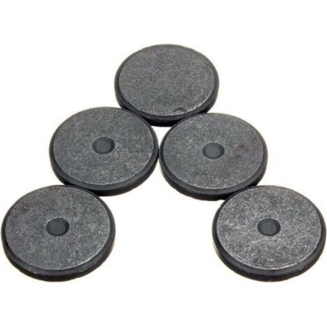 Set 60 Aimants Ronds 1.9 Cm Aimants Noirs Disques Photo Décoration Diy
