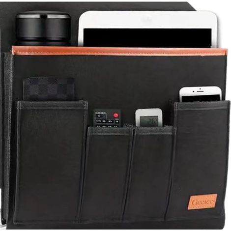 Remote Control Holder, Felt Storage Organizer For Recliner Multifunctional Couch Armrest Storage Bag, Recliner Organizer For Home, Studio, Living Room Organizer For TV And Devices (1/5)