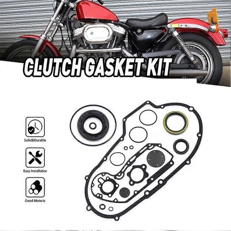 Kit de joint de couvercle principal d'embrayage pour moto compatible avec Davidson Sportster 1200 XLH1200 1989-2003 (accessoires moto) (1/5)
