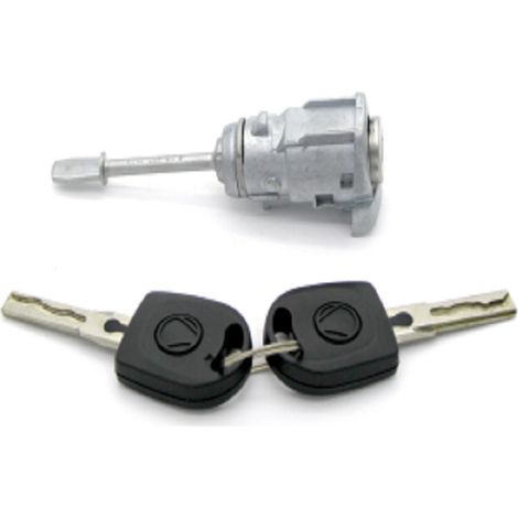 Suitable for Volkswagen Caddy/SEAT IBIZA 2002-2006 front right door lock cylinder 2 key 6L38 (1/4)