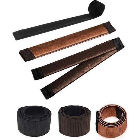 3 Pcs Chignon Magique(noir, Marron Clear, Marron Fonc), D'outils De Coiffure,accessoire Pour Chignon French Twist Bun Maker Set D'outils De Coiffu