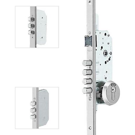 CERRADURA SEGURIDAD BULONES TESA 3P T2B354567LC CERR-45mm,PINTADA CROMO,ESC/ABIERTO,BOMB.35-35N
