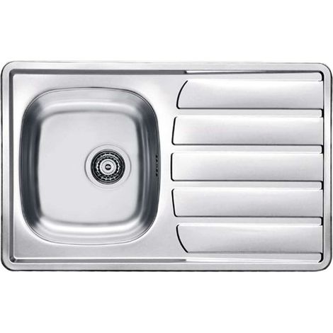 Alveus Zoom - Fregadero, 79x50 cm, acero inoxidable 1098939