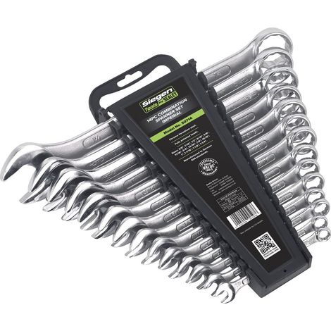 Sealey Siegen Imperial Combination Spanner Set 14pc