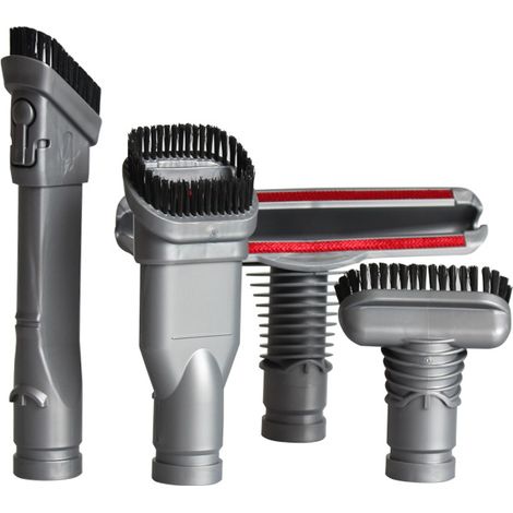 Accessori compatibili con gli aspirapolvere Dyson DC35/DC62/DC58/DC72/V6: tubo flessibile, bocchetta, spazzola, kit di 4 bocchette per fessure.
