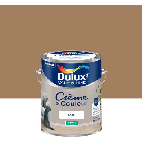 Peinture Crème De Couleur Satin Miel Ambré 5L - Dulux Valentine