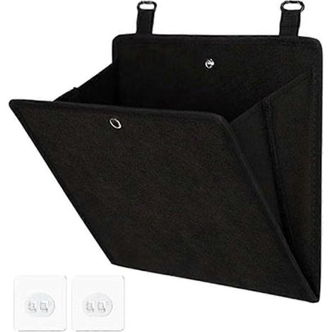 Rangement de chaussures pour camping-car, étagère à chaussures murale pliable, support à chaussures auto-adhésif pour le rangement en voyage, noir (1/5)