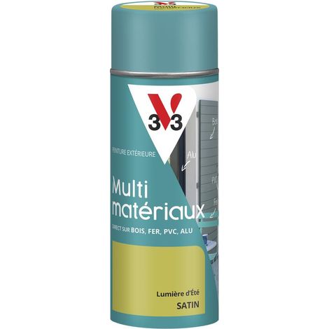 Peinture extérieure Multi-matériaux V33 Lumière d'été Satin 400ml