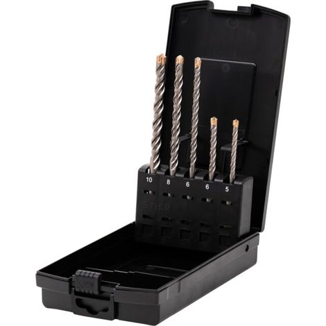 Jeu de 5 forets marteaux STIER Premium SDS-Plus