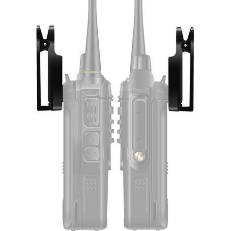 Lot de 10 clips de ceinture étanches noirs pour talkie-walkie BAOFENG UV-9R Plus (1/5)