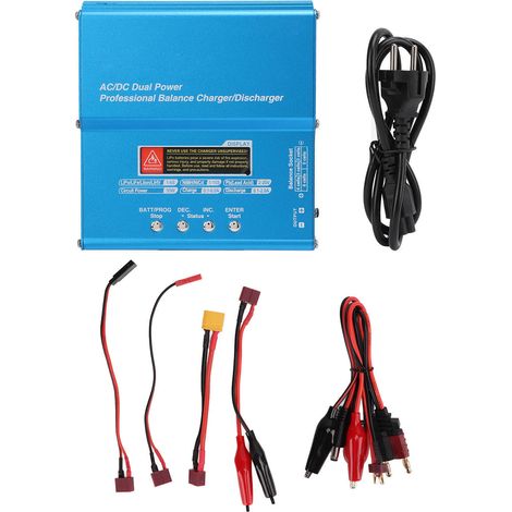 Chargeur multifonction V2 100-240V EU, télécommande pour avion modèle multicoptère, équilibrage de batterie (1/5)