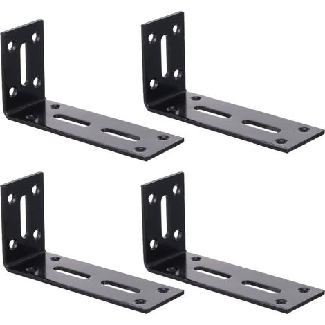 Équerre d angle Unomor en forme de L 120 x 60 x 40 mm en fer (1/5)