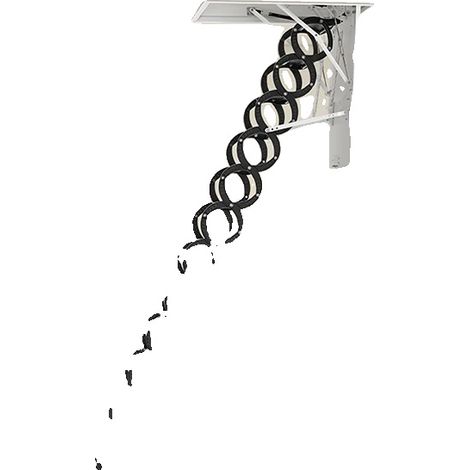 Échelle de grenier, Mécanisme escamotable, Rampes ergonomiques, type1 (1/2)