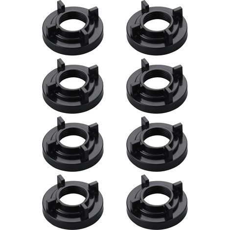 8 pièces Écrou de verrouillage de montage pour robinet de lavabo : 1,27 cm IPS durable, facile à installer, pièces de rechange, accessoires de montage (1/5)