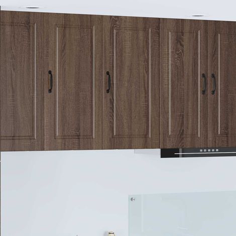 Küchenschrank Braun Eichen-Optik 40 x 31 x 80 cm Holzwerkstoff