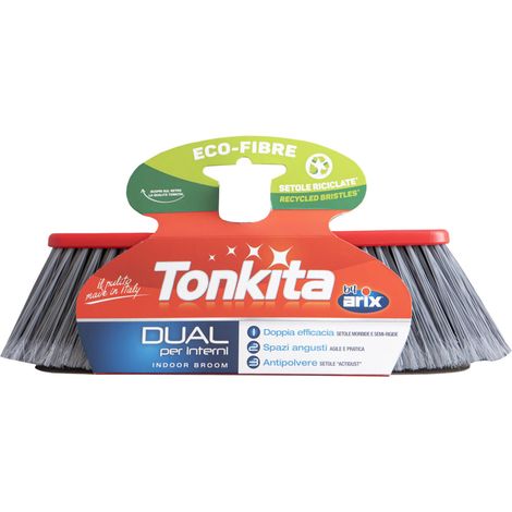 Tonkita Dual Innenbesen mit Actidust-Borsten in Schwarz und Grau (1/5)
