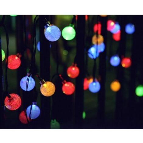 Lichterkette für den Außenbereich – Mehrfarbig – Solarbetrieben – Wasserdicht – 30 LEDs – Für Zuhause und Hochzeiten (1/5)