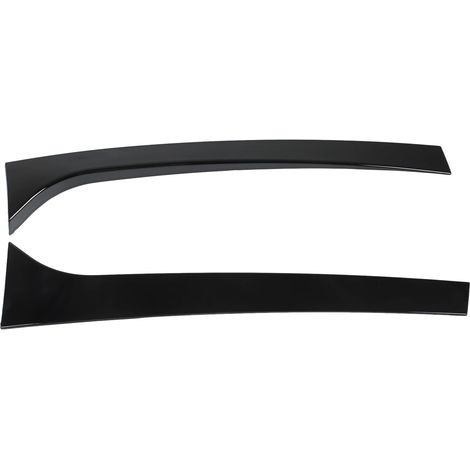 Soillon de Fenêtre Arrière, Aileron Arrière Aile ABS 2pcs Noir Brillant Noir Gauche côté côté Couvercle de la Coupe (1/5)